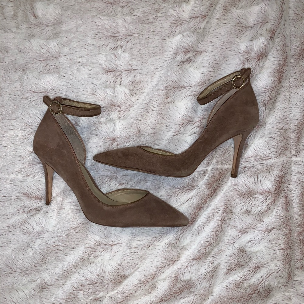Ann Taylor Velvet High Heels